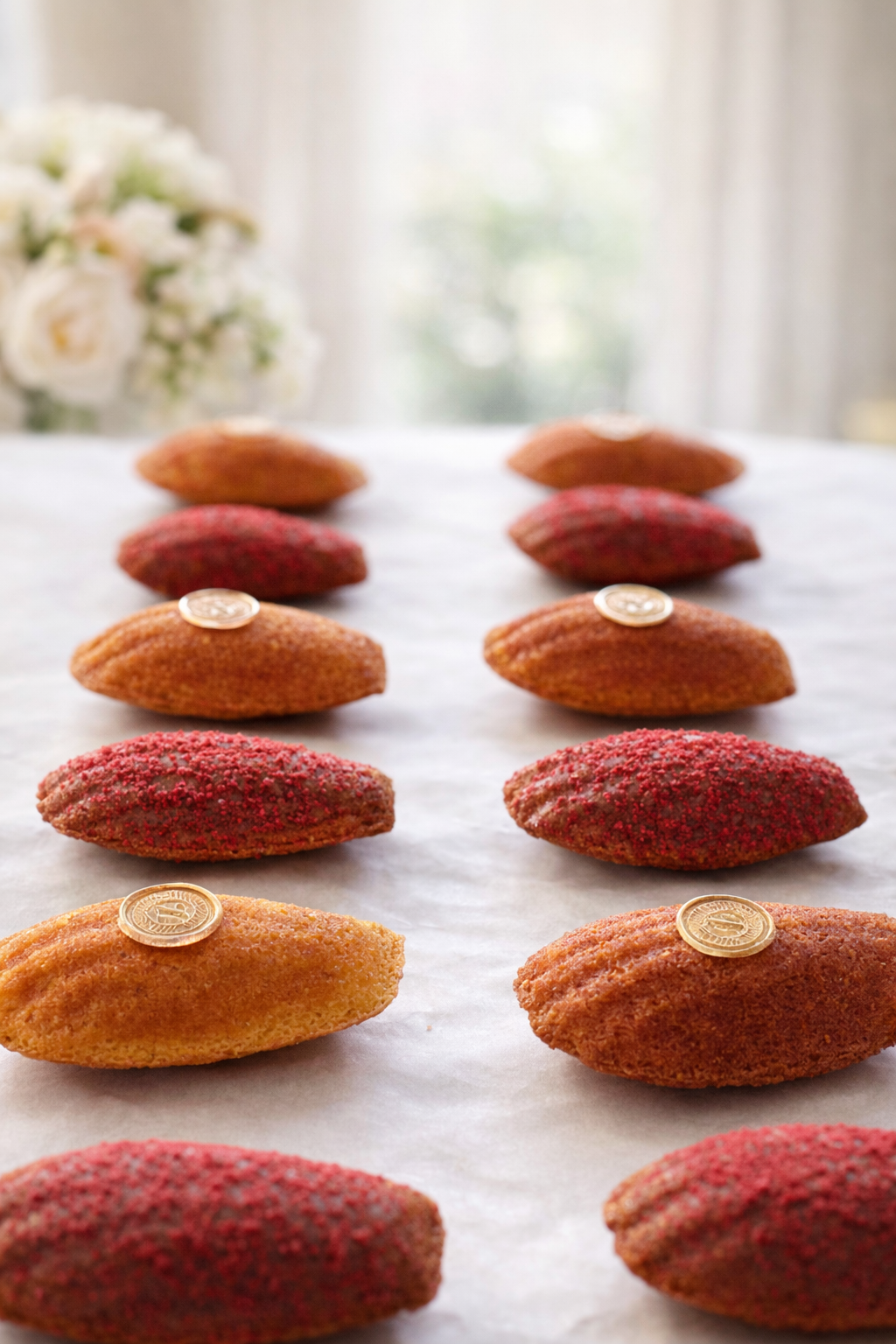 12 Madeleines Artisanales – Vanille & Framboise